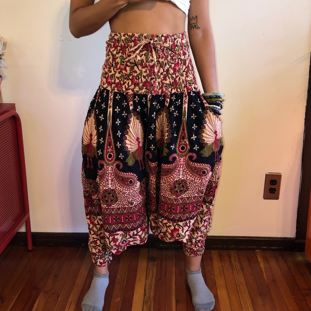 Bohemian hippie harem pants